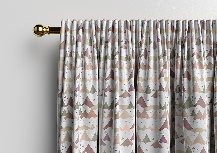 Cloudy Peaks, Rosey Hues - Made to Measure Curtains - Image 9